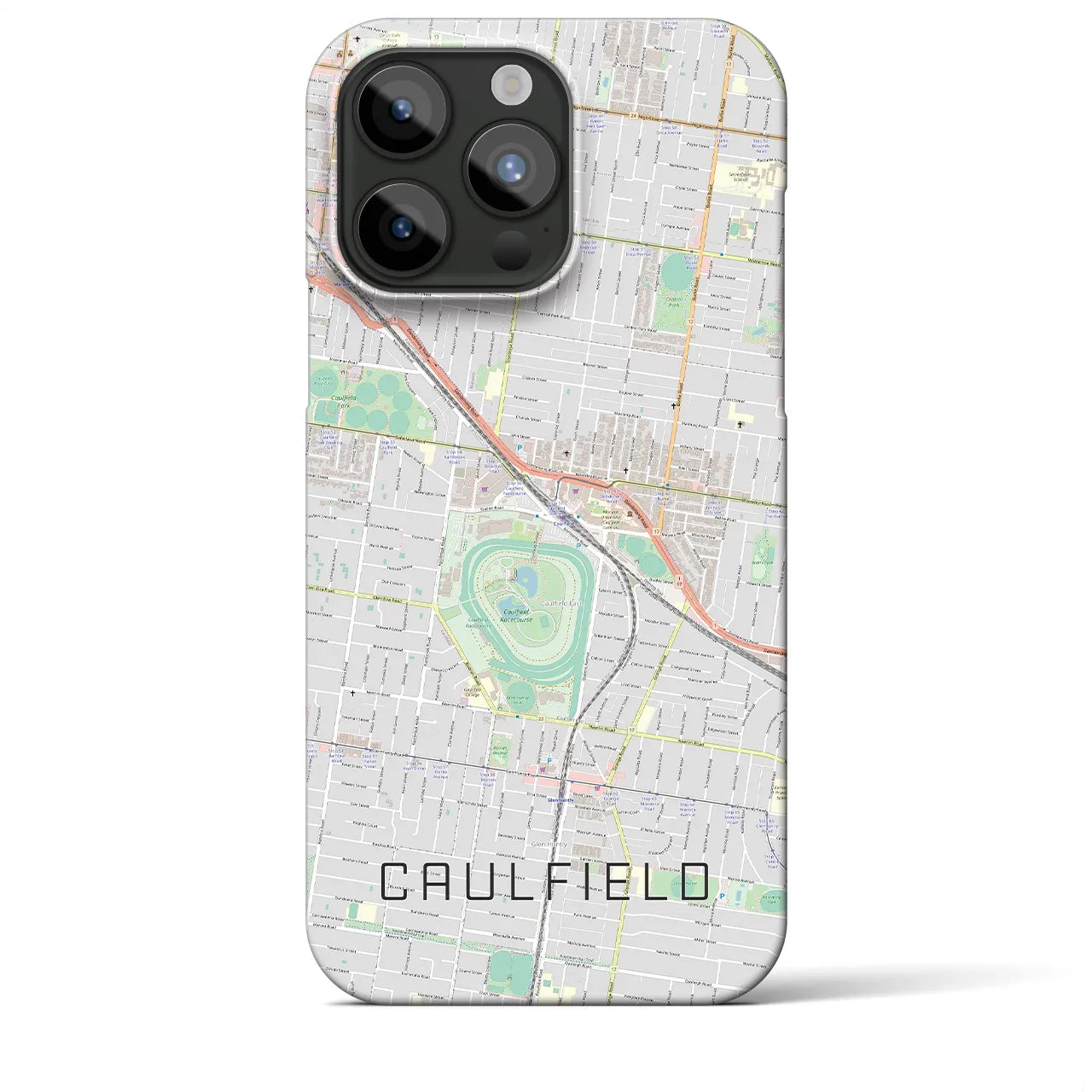 【コーフィールド(オーストラリア)】地図柄iPhoneケース(バックカバータイプ)