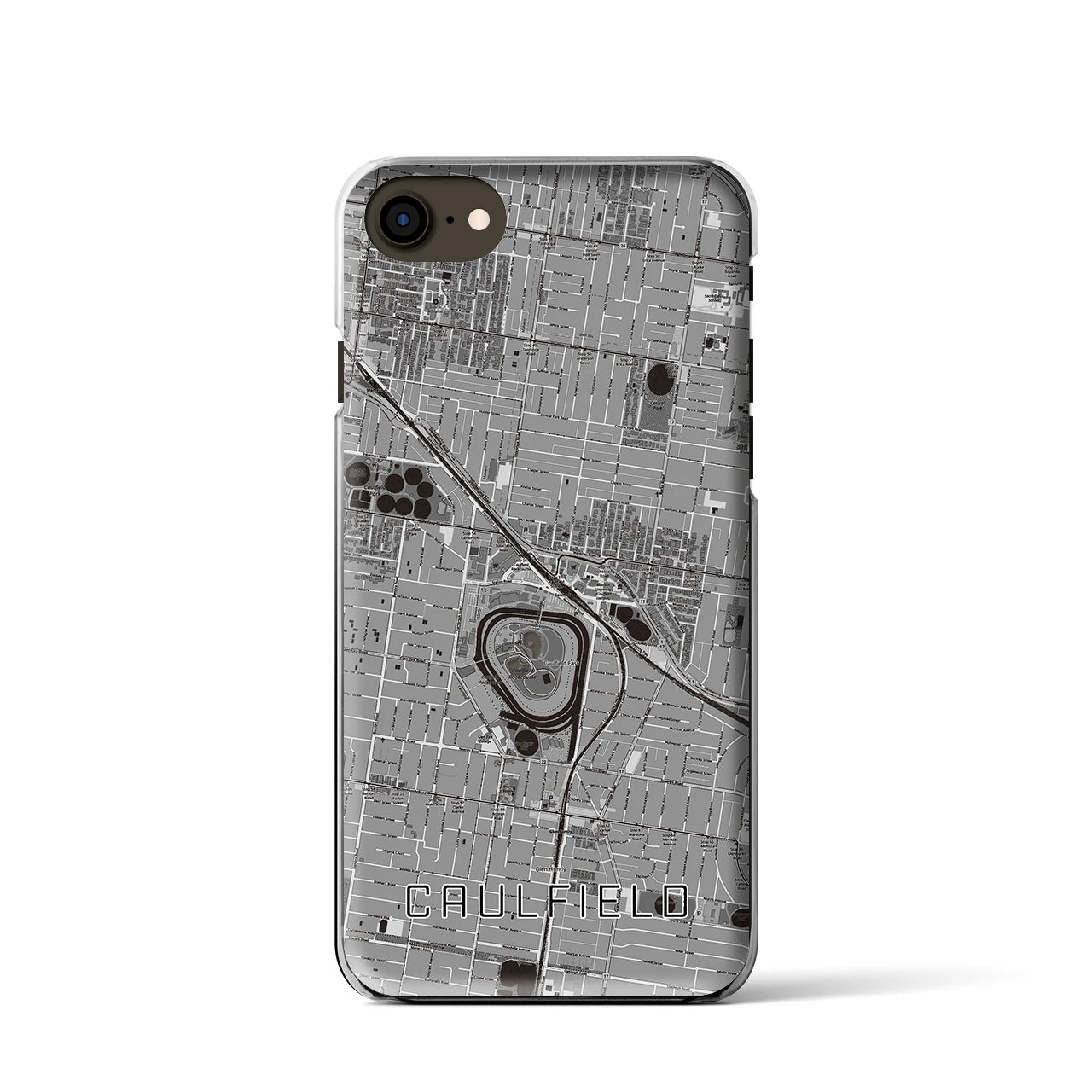 【コーフィールド(オーストラリア)】地図柄iPhoneケース(クリアタイプ)