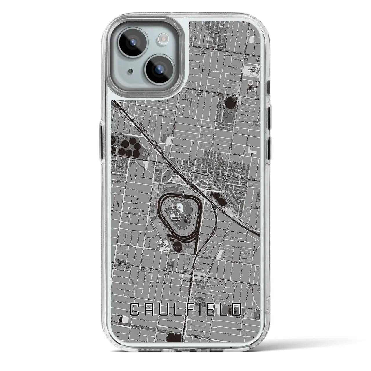 【コーフィールド(オーストラリア)】地図柄iPhoneケース(MagSafeタイプ)