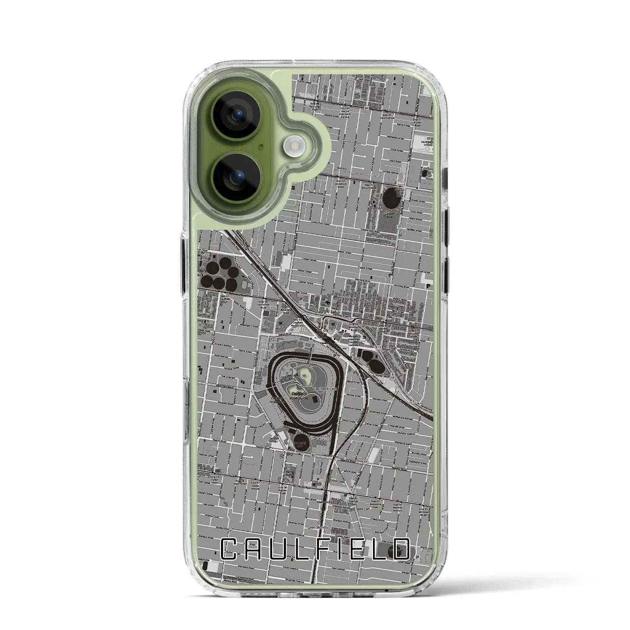 【コーフィールド(オーストラリア)】地図柄iPhoneケース(MagSafeタイプ)