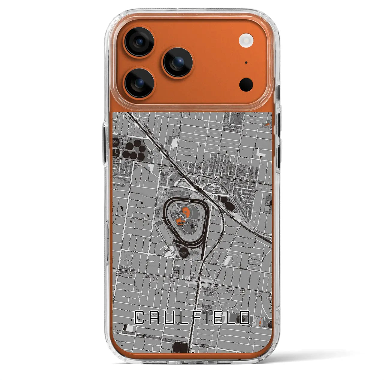 【コーフィールド(オーストラリア)】地図柄iPhoneケース(MagSafeタイプ)
