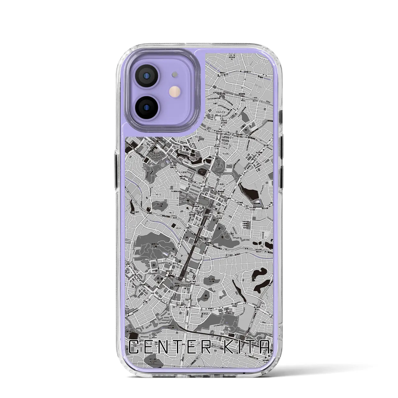 【センター北(神奈川県)】地図柄iPhoneケース(MagSafeタイプ)