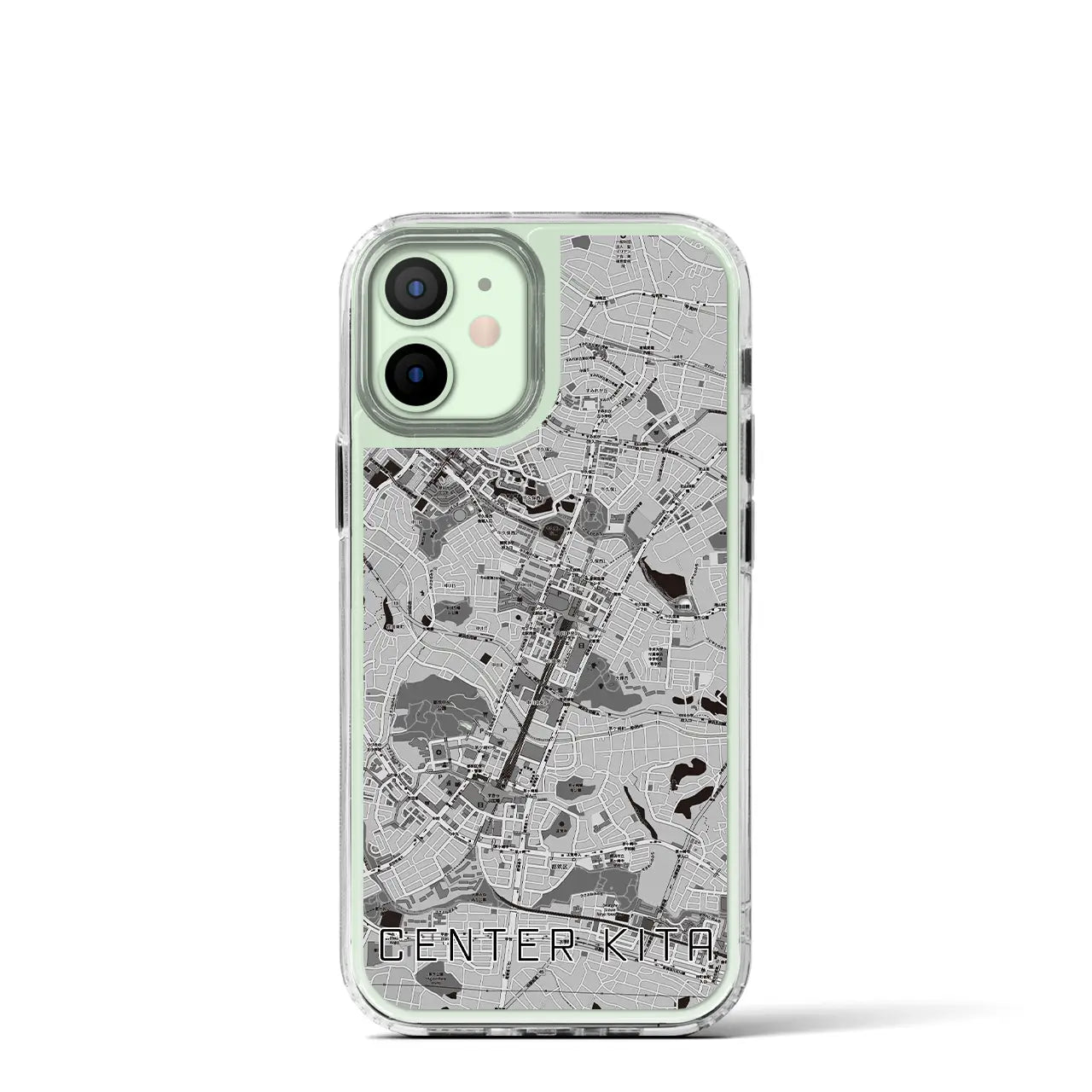 【センター北(神奈川県)】地図柄iPhoneケース(MagSafeタイプ)