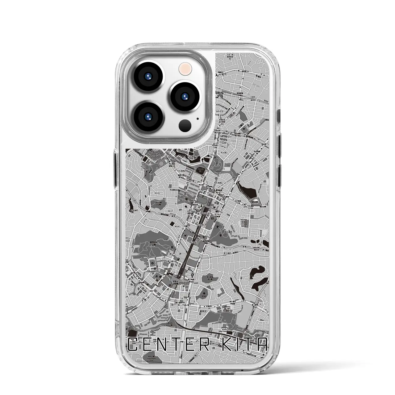 【センター北(神奈川県)】地図柄iPhoneケース(MagSafeタイプ)