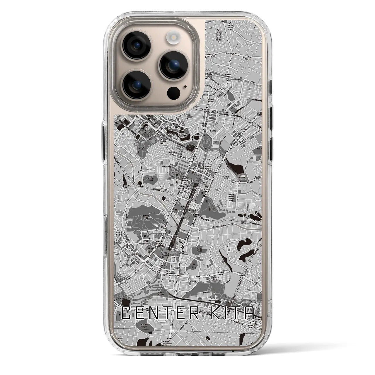 【センター北(神奈川県)】地図柄iPhoneケース(MagSafeタイプ)