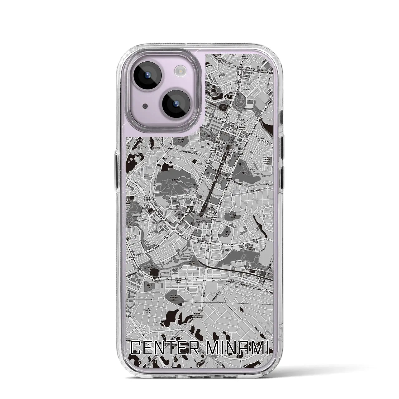 【センター南(神奈川県)】地図柄iPhoneケース(MagSafeタイプ)
