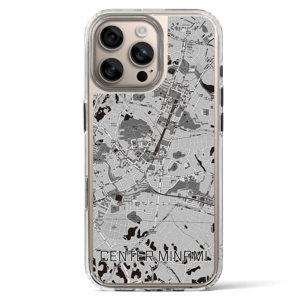 【センター南(神奈川県)】地図柄iPhoneケース(MagSafeタイプ)