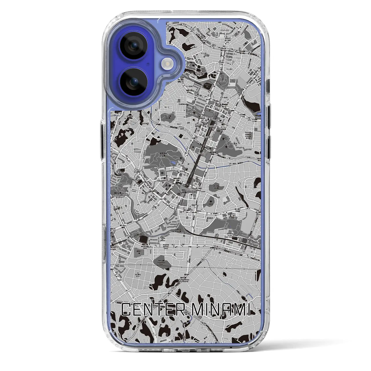 【センター南(神奈川県)】地図柄iPhoneケース(MagSafeタイプ)