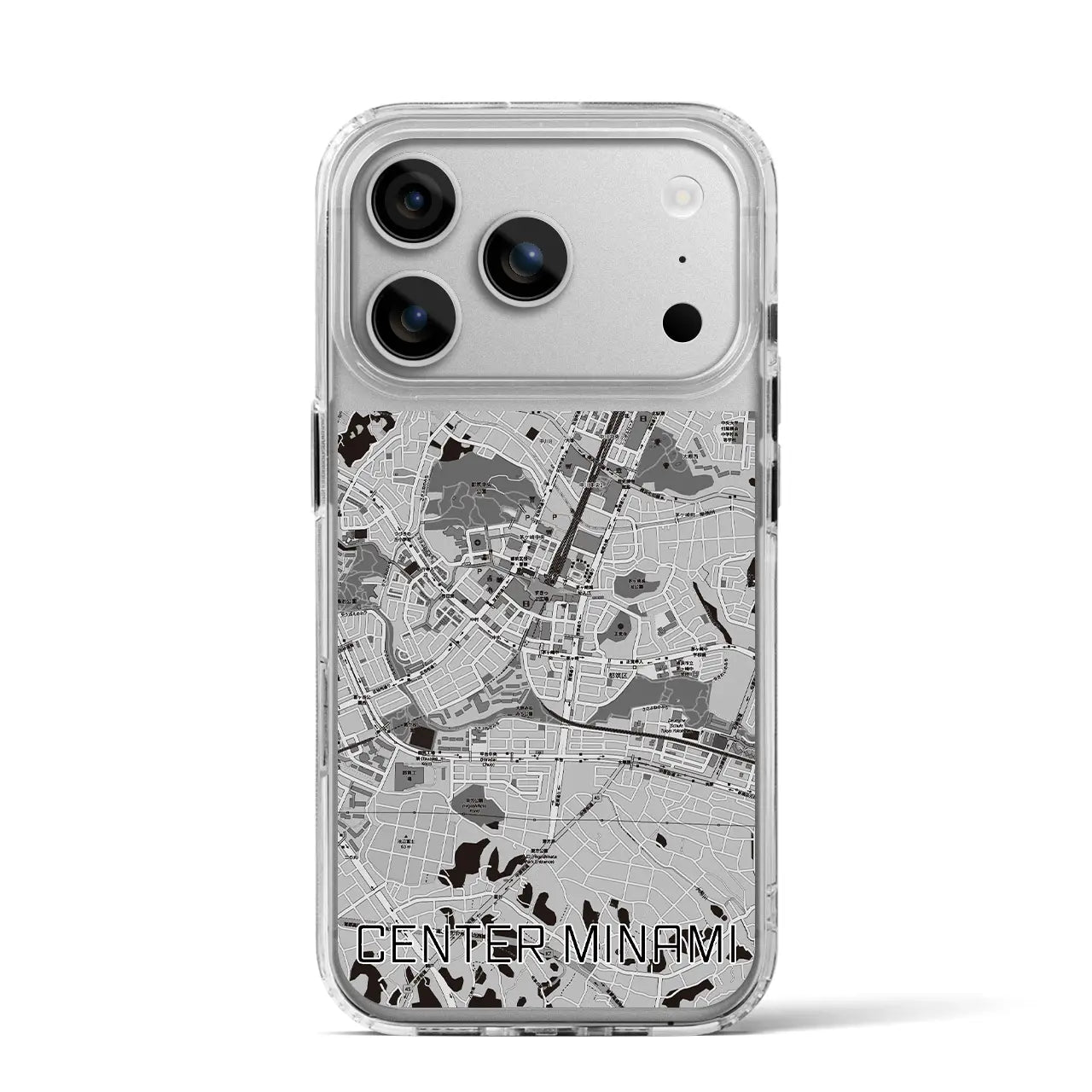 【センター南(神奈川県)】地図柄iPhoneケース(MagSafeタイプ)