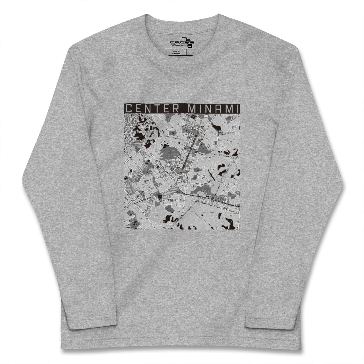 【センター南(神奈川県)】地図柄ロングスリーブTシャツ