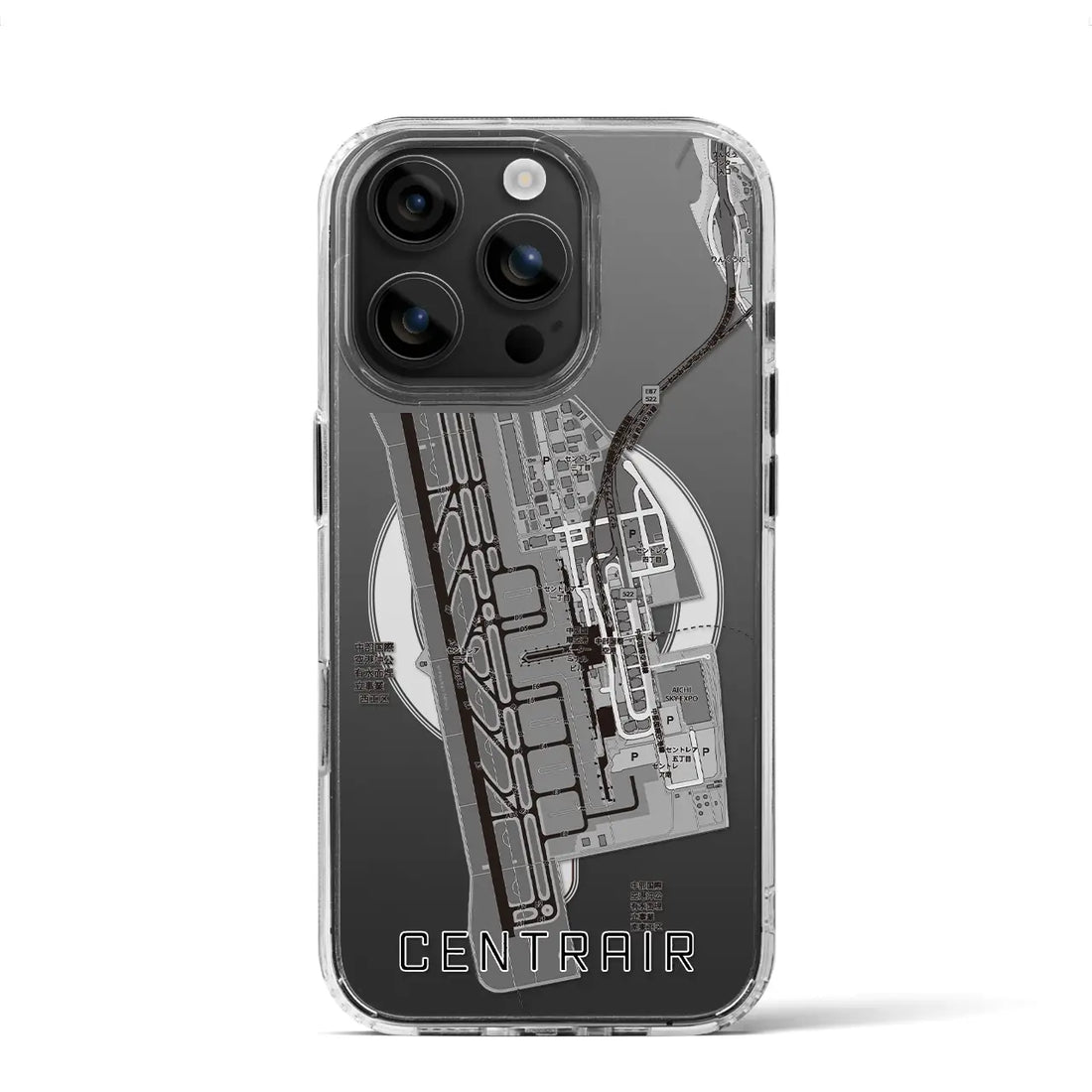 【中部国際空港(愛知県)】地図柄iPhoneケース(MagSafeタイプ)