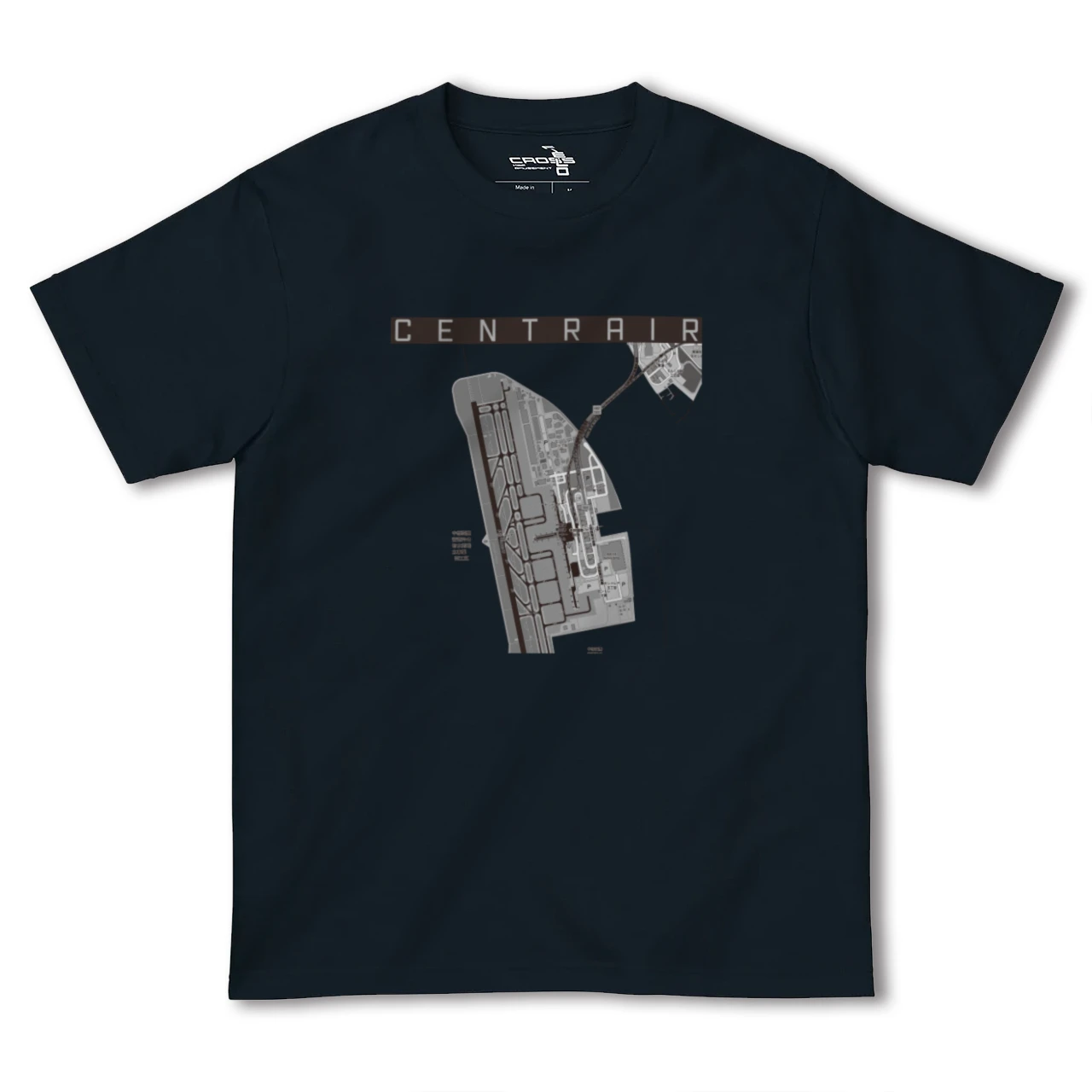 【中部国際空港(愛知県)】地図柄ヘビーウェイトTシャツ