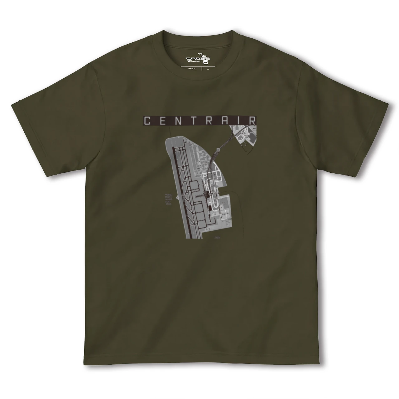 【中部国際空港(愛知県)】地図柄ヘビーウェイトTシャツ