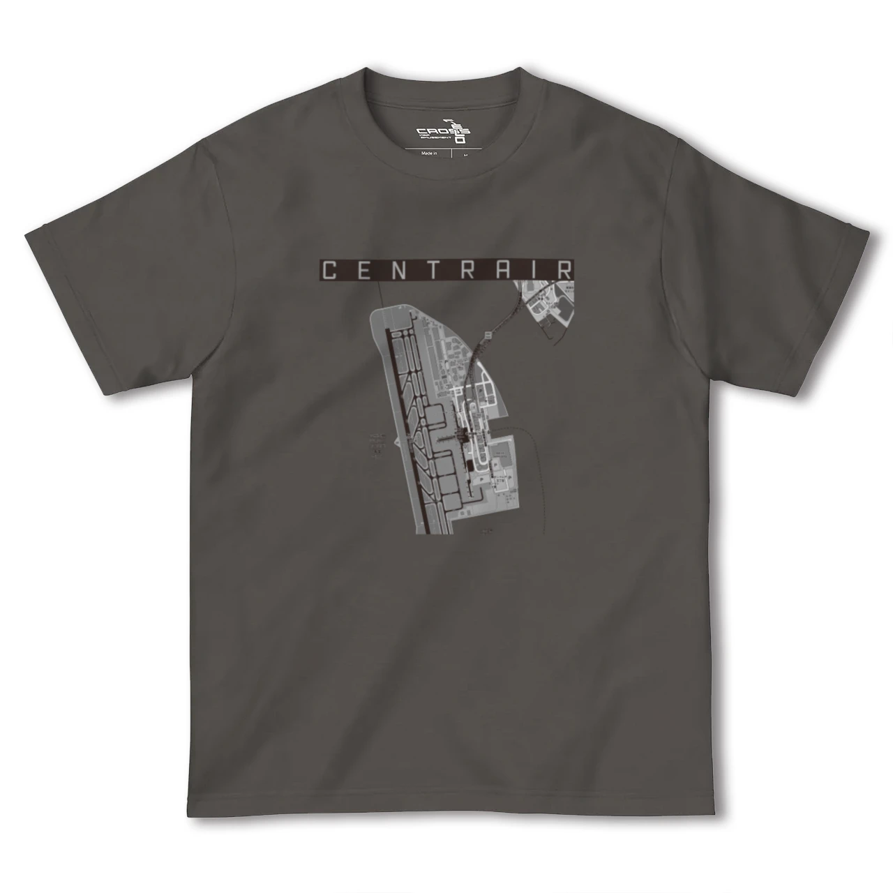 【中部国際空港(愛知県)】地図柄ヘビーウェイトTシャツ