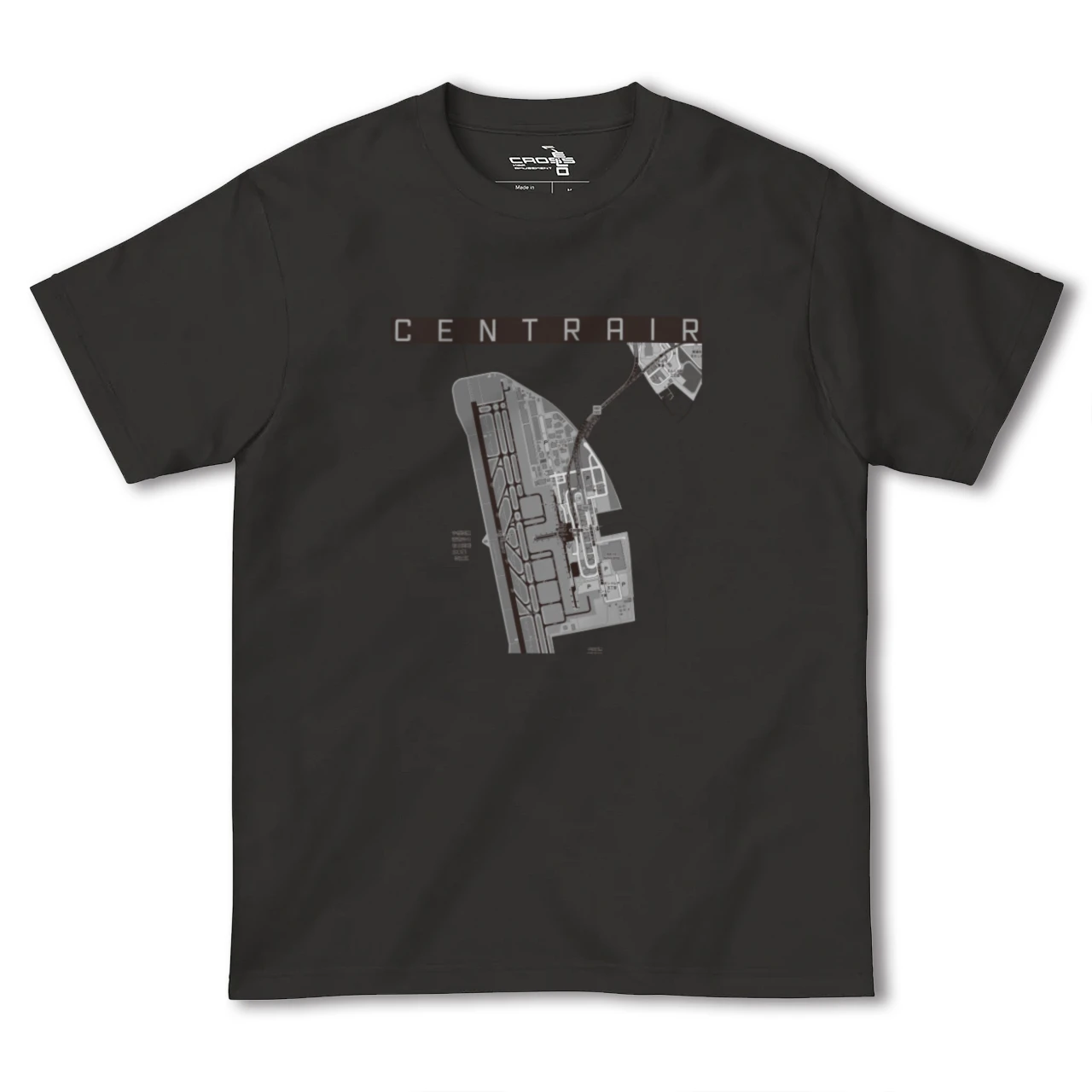 【中部国際空港(愛知県)】地図柄ヘビーウェイトTシャツ