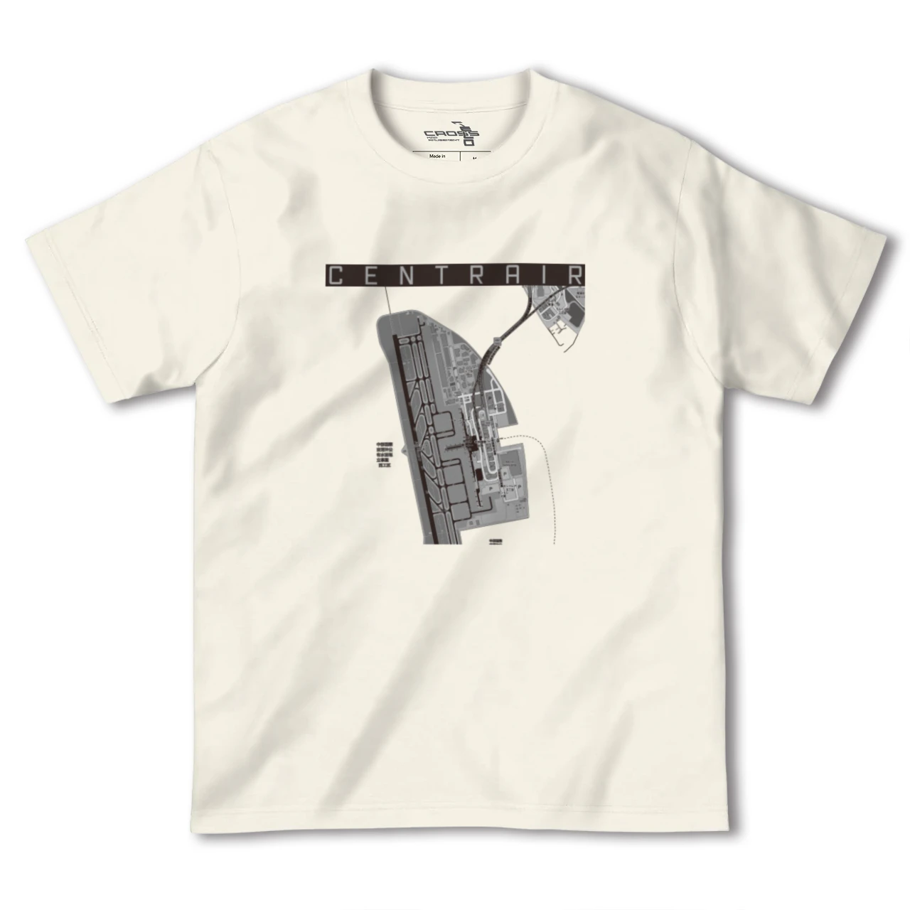 【中部国際空港(愛知県)】地図柄ヘビーウェイトTシャツ