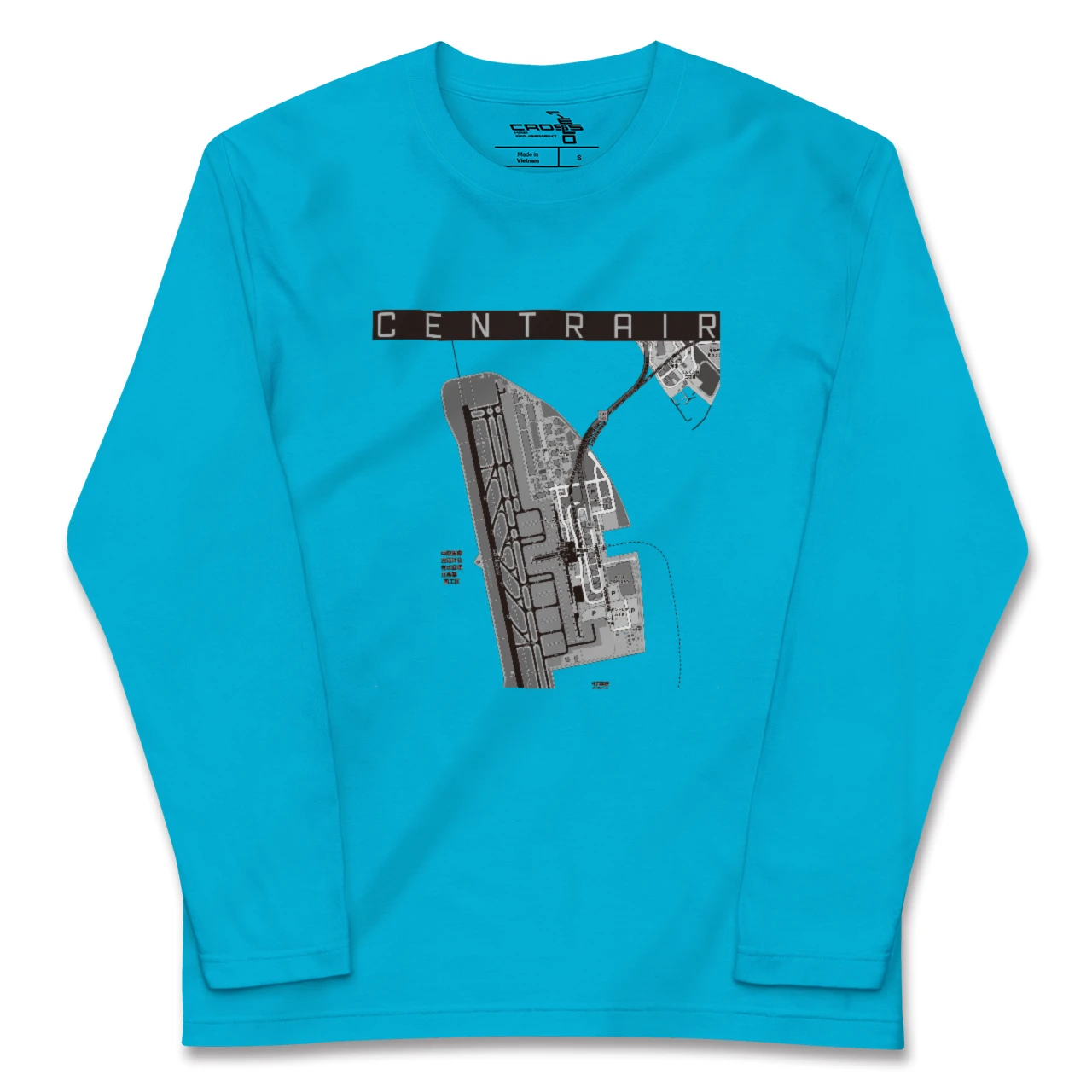 【中部国際空港(愛知県)】地図柄ロングスリーブTシャツ