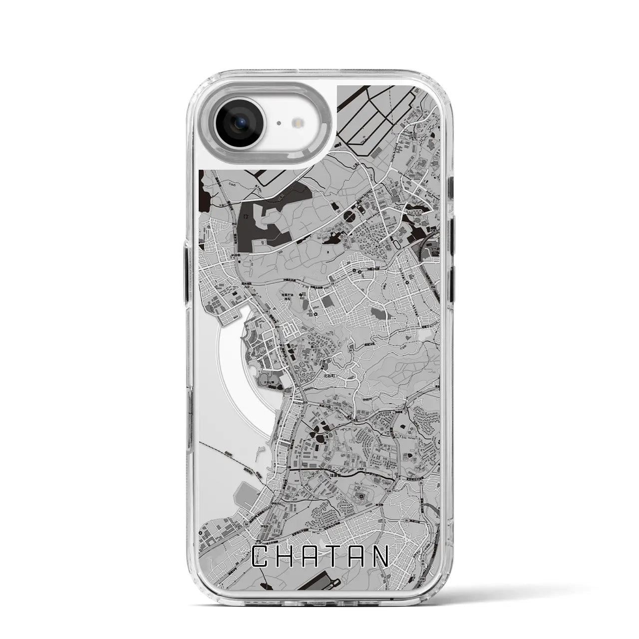 【北谷(沖縄県)】地図柄iPhoneケース(MagSafeタイプ)