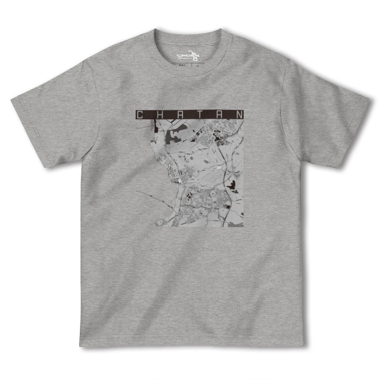 【北谷(沖縄県)】地図柄ヘビーウェイトTシャツ