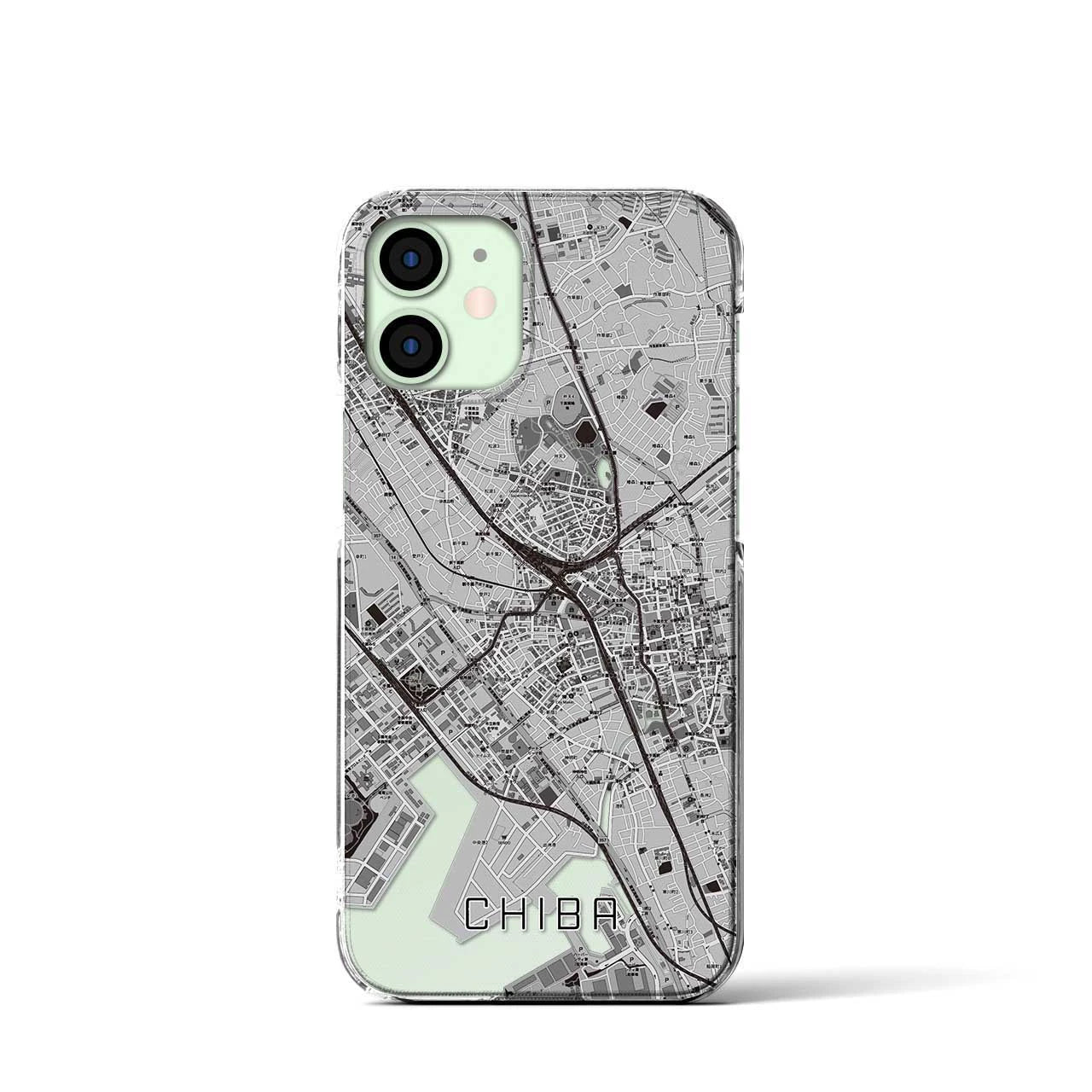 【千葉(千葉県)】地図柄iPhoneケース(クリアタイプ)