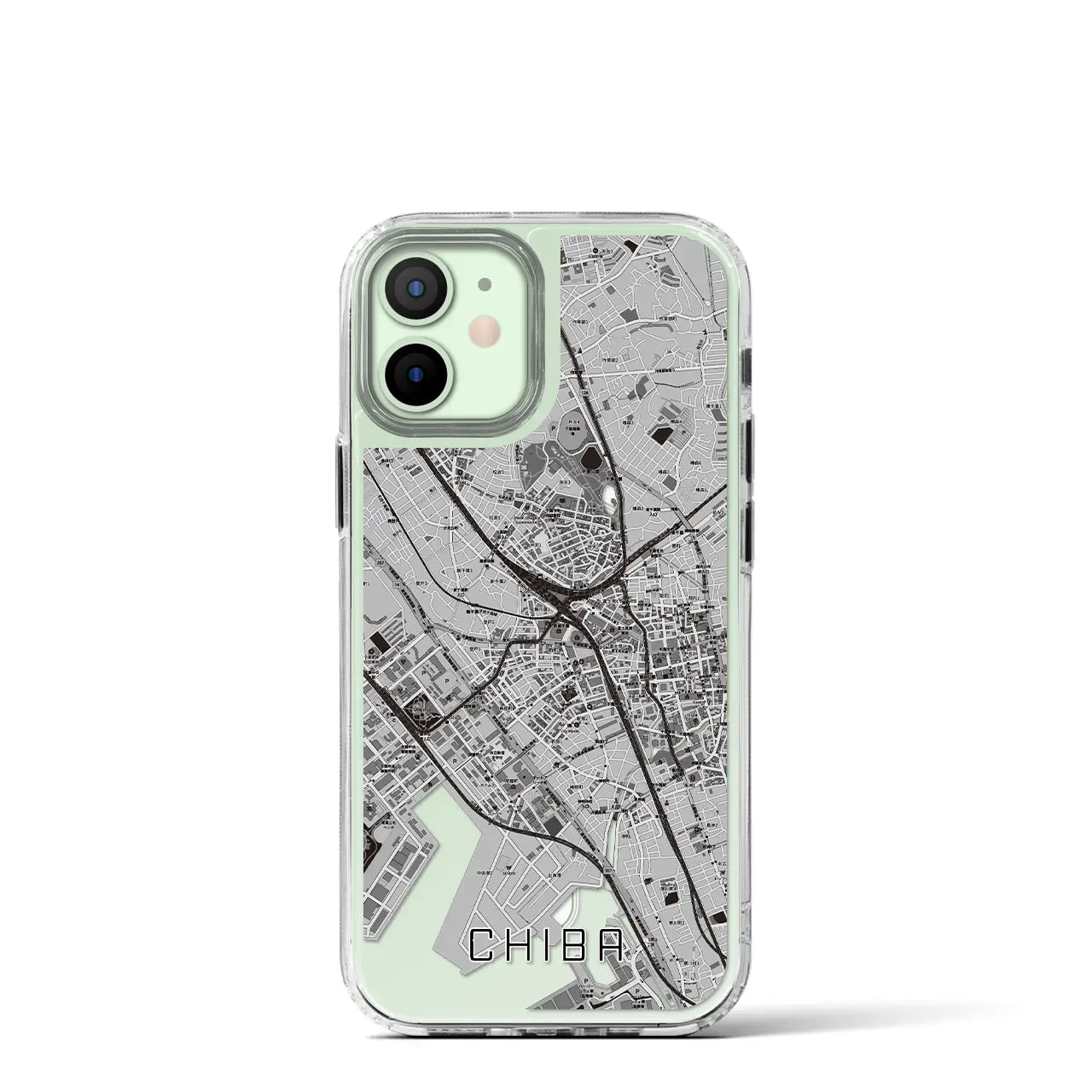【千葉(千葉県)】地図柄iPhoneケース(MagSafeタイプ)