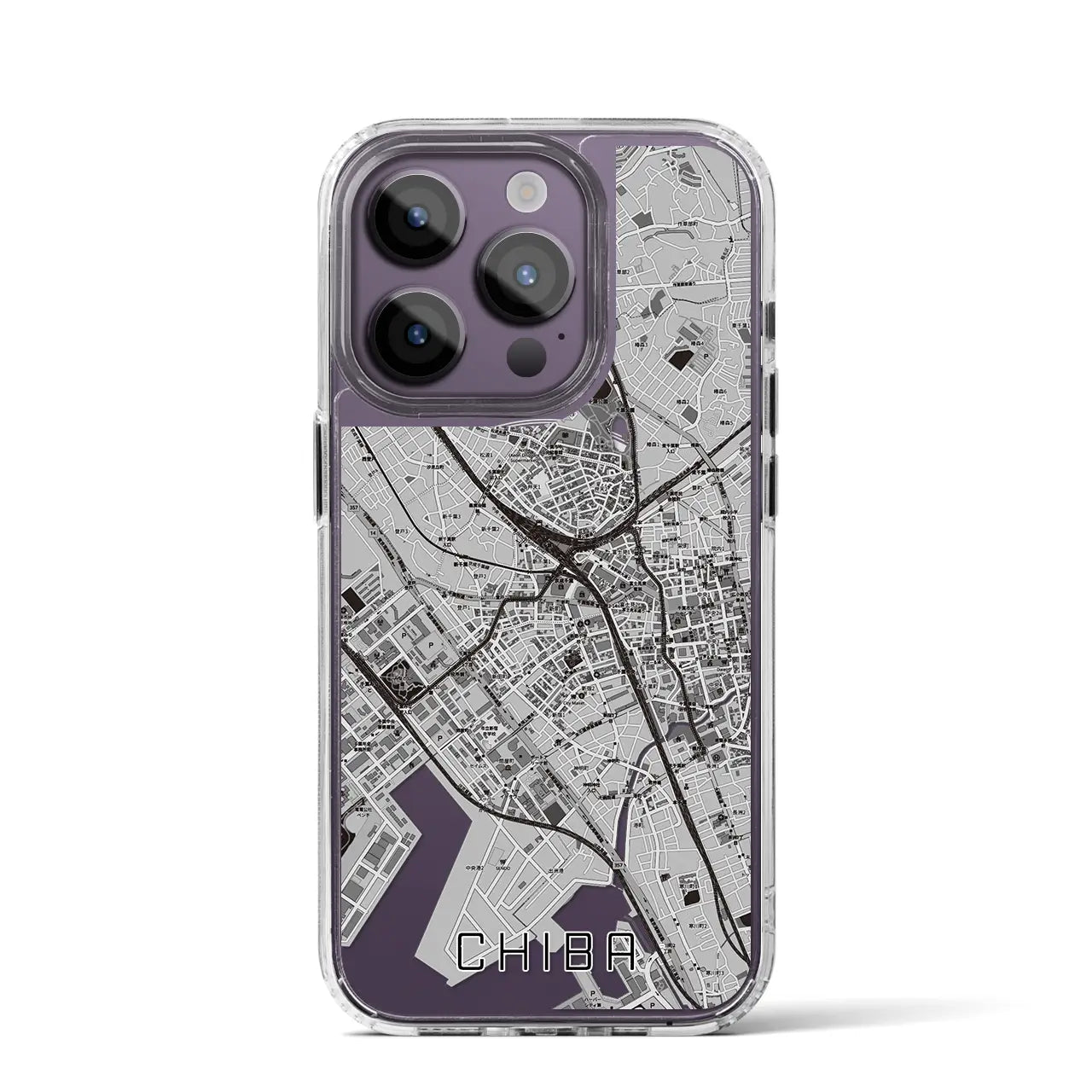 【千葉(千葉県)】地図柄iPhoneケース(MagSafeタイプ)