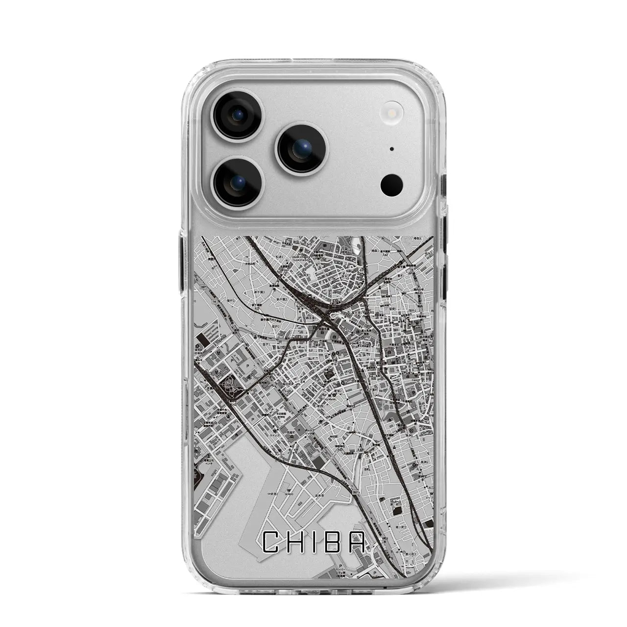 【千葉(千葉県)】地図柄iPhoneケース(MagSafeタイプ)