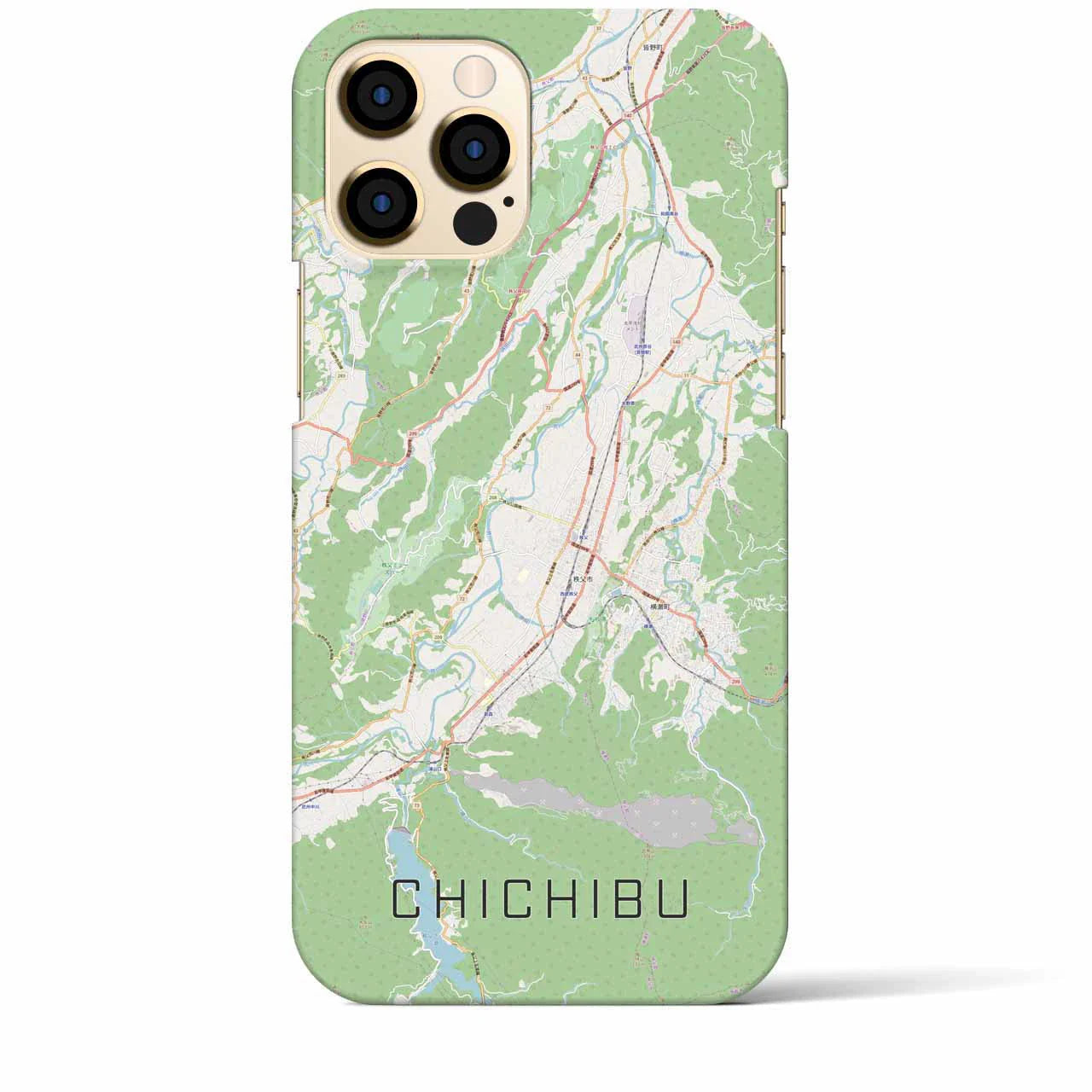 【秩父(埼玉県)】地図柄iPhoneケース(バックカバータイプ)