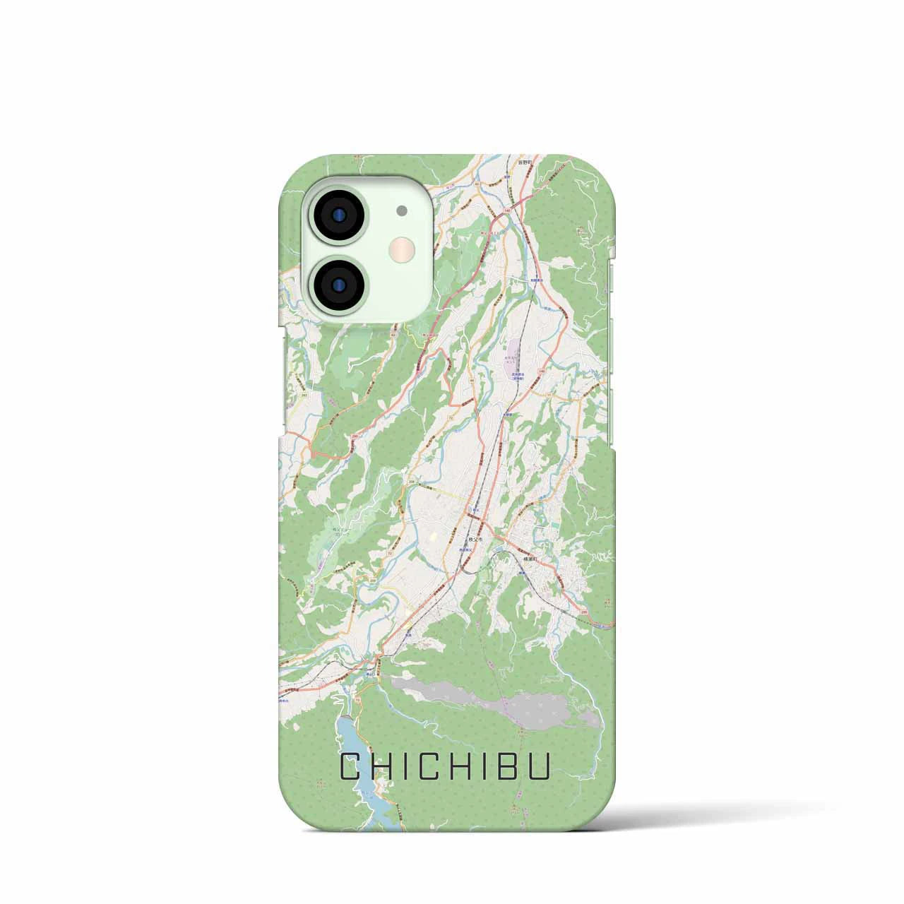 【秩父(埼玉県)】地図柄iPhoneケース(バックカバータイプ)