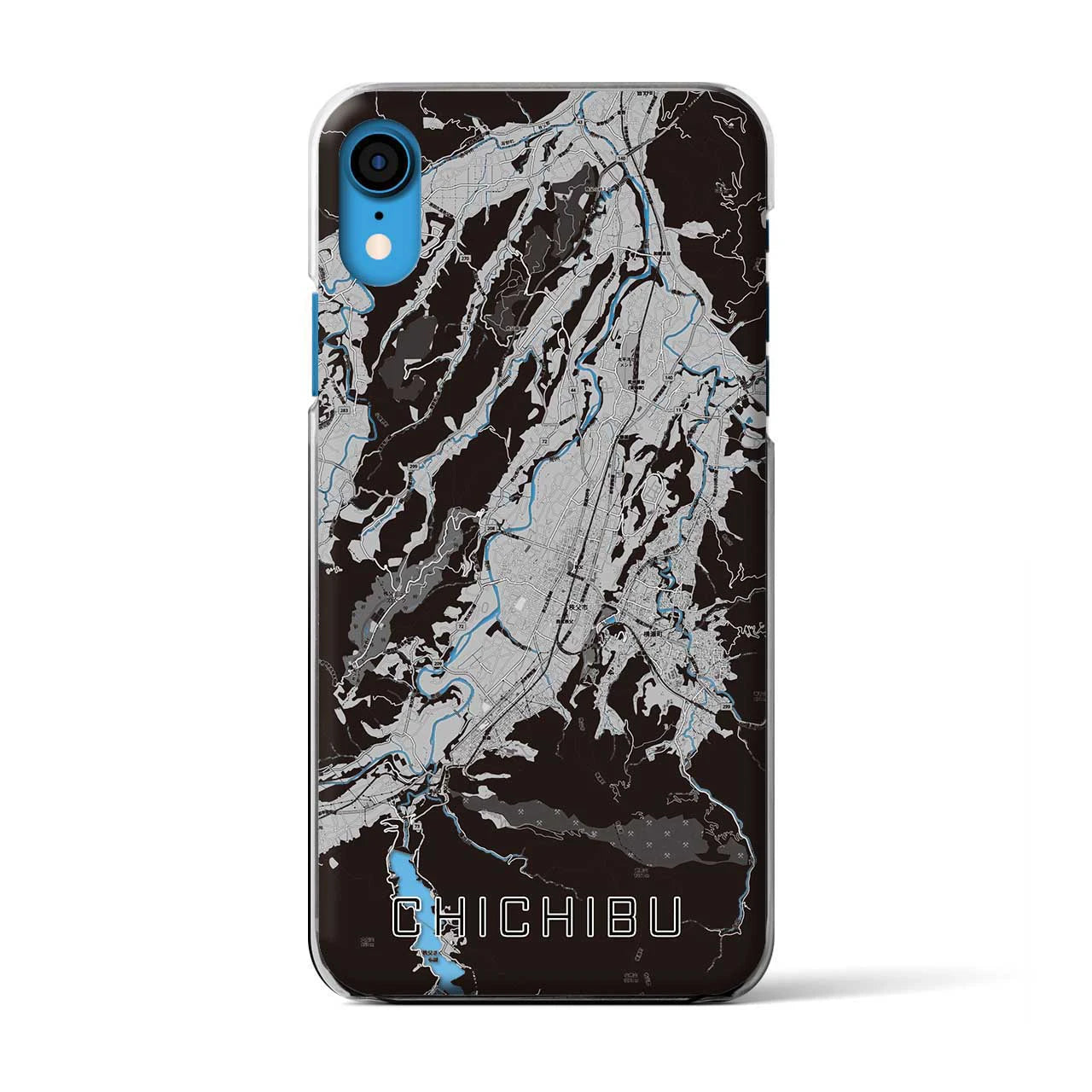 【秩父(埼玉県)】地図柄iPhoneケース(クリアタイプ)