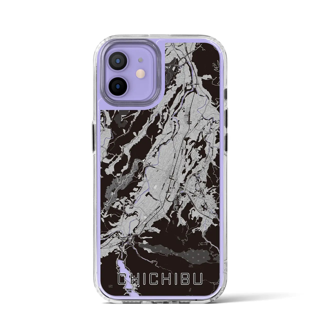 【秩父(埼玉県)】地図柄iPhoneケース(MagSafeタイプ)