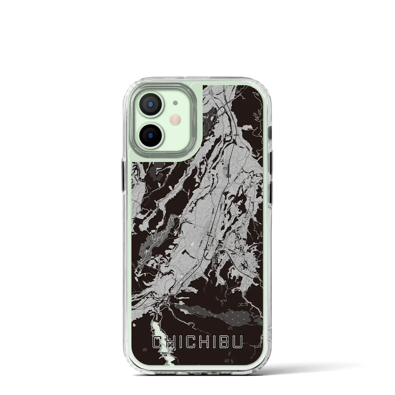 【秩父(埼玉県)】地図柄iPhoneケース(MagSafeタイプ)
