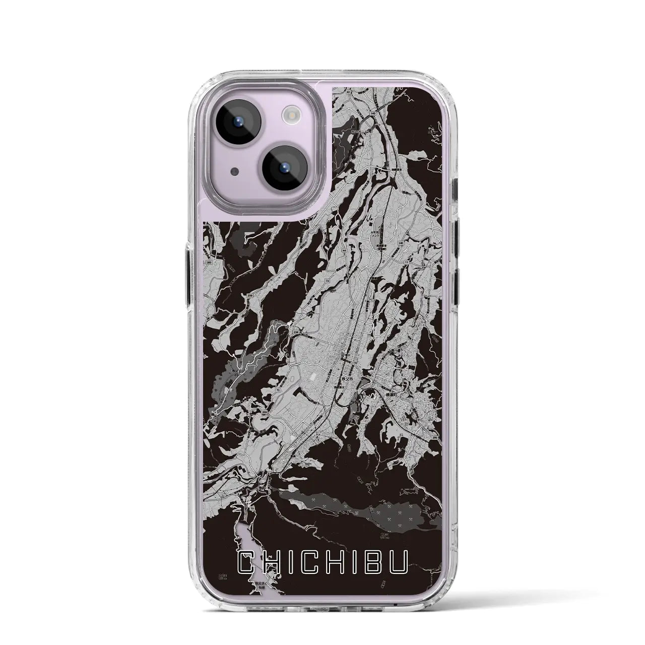 【秩父(埼玉県)】地図柄iPhoneケース(MagSafeタイプ)