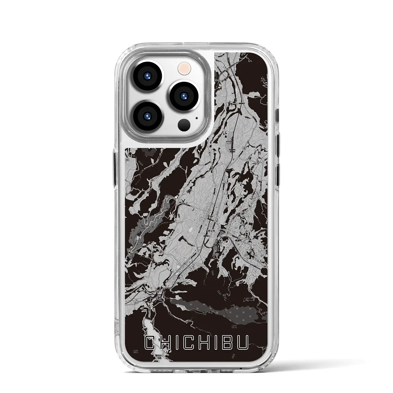 【秩父(埼玉県)】地図柄iPhoneケース(MagSafeタイプ)
