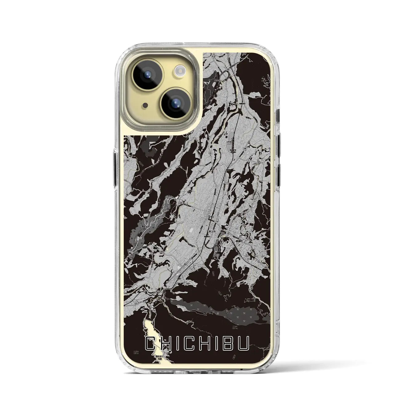 【秩父(埼玉県)】地図柄iPhoneケース(MagSafeタイプ)
