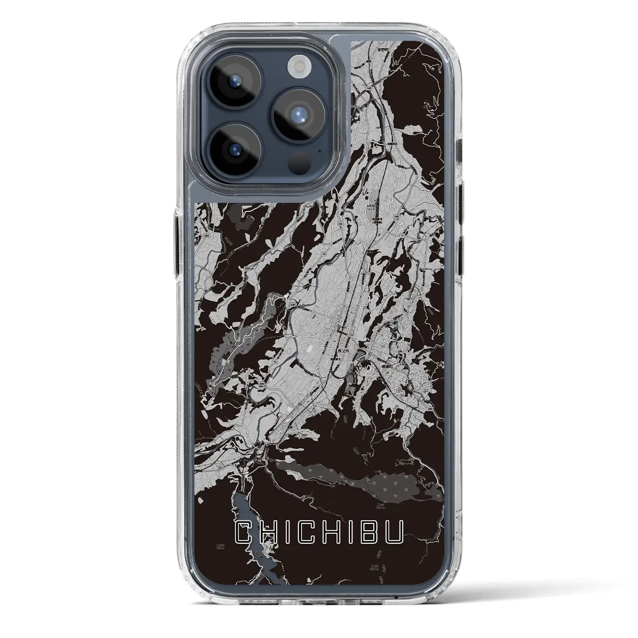 【秩父(埼玉県)】地図柄iPhoneケース(MagSafeタイプ)