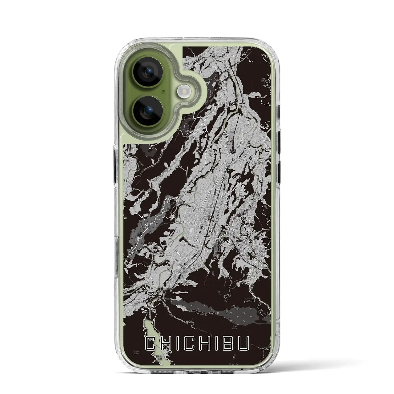 【秩父(埼玉県)】地図柄iPhoneケース(MagSafeタイプ)