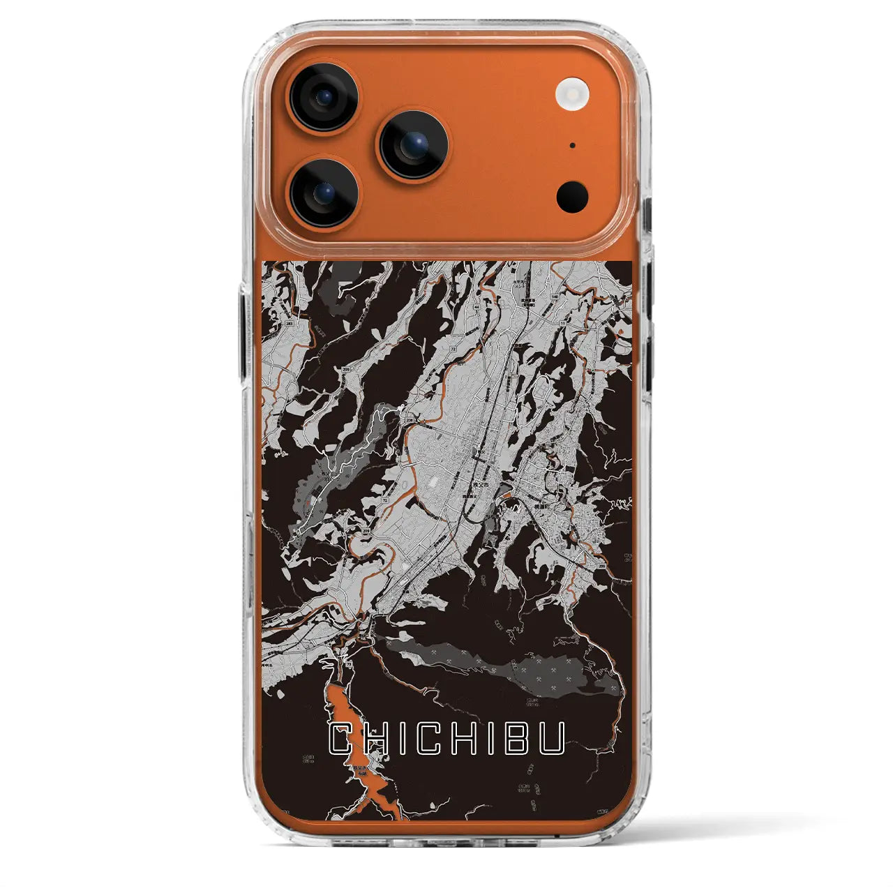 【秩父(埼玉県)】地図柄iPhoneケース(MagSafeタイプ)