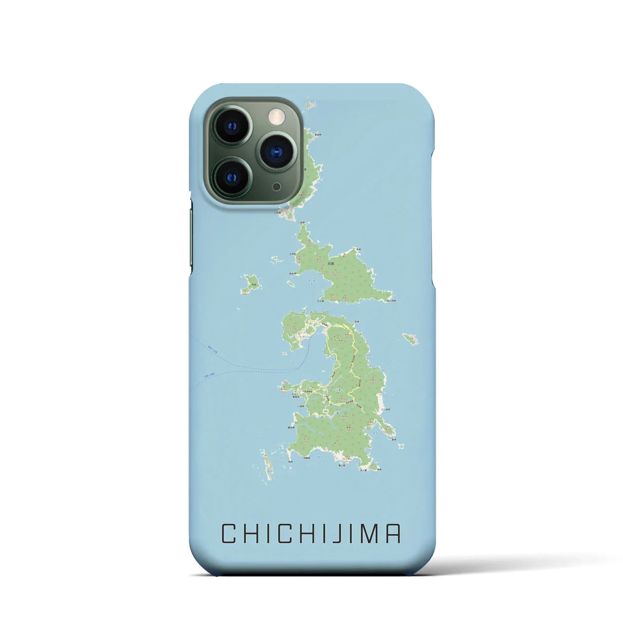【父島(東京都)】地図柄iPhoneケース(バックカバータイプ)