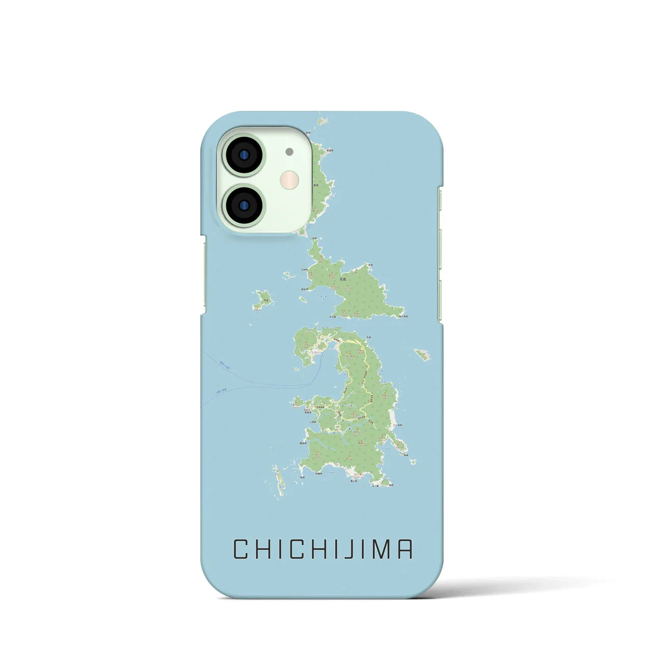 【父島(東京都)】地図柄iPhoneケース(バックカバータイプ)