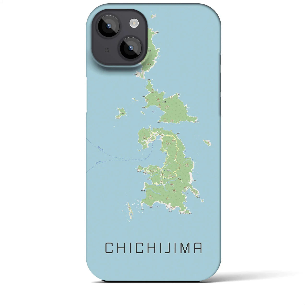 【父島(東京都)】地図柄iPhoneケース(バックカバータイプ)