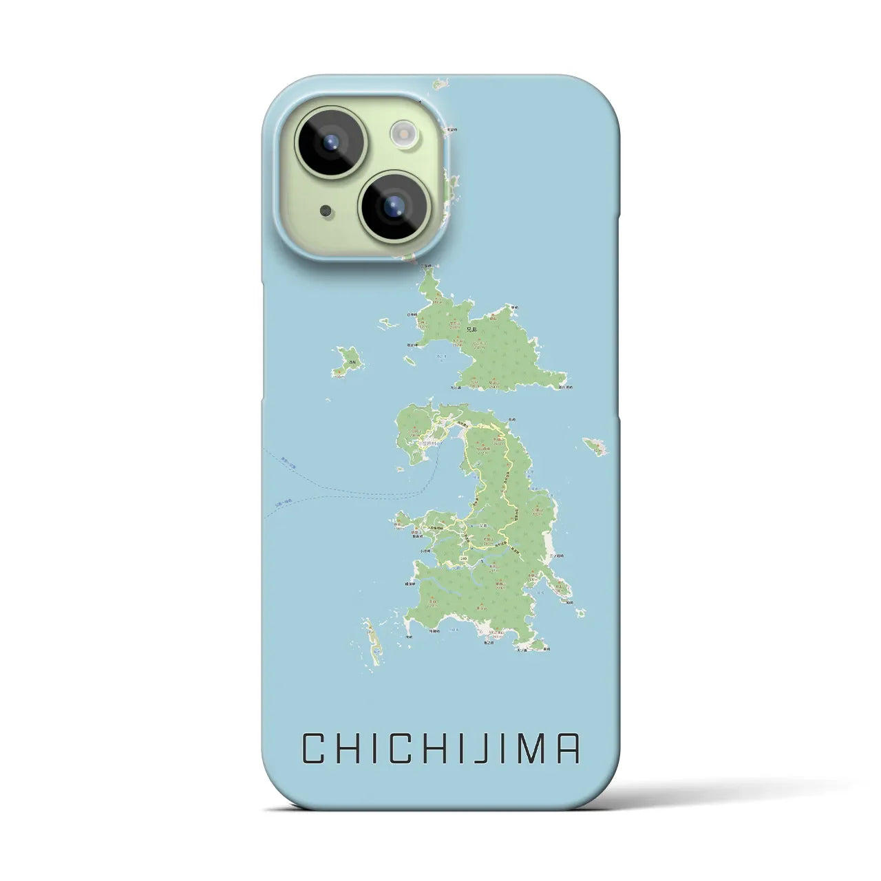 【父島(東京都)】地図柄iPhoneケース(バックカバータイプ)