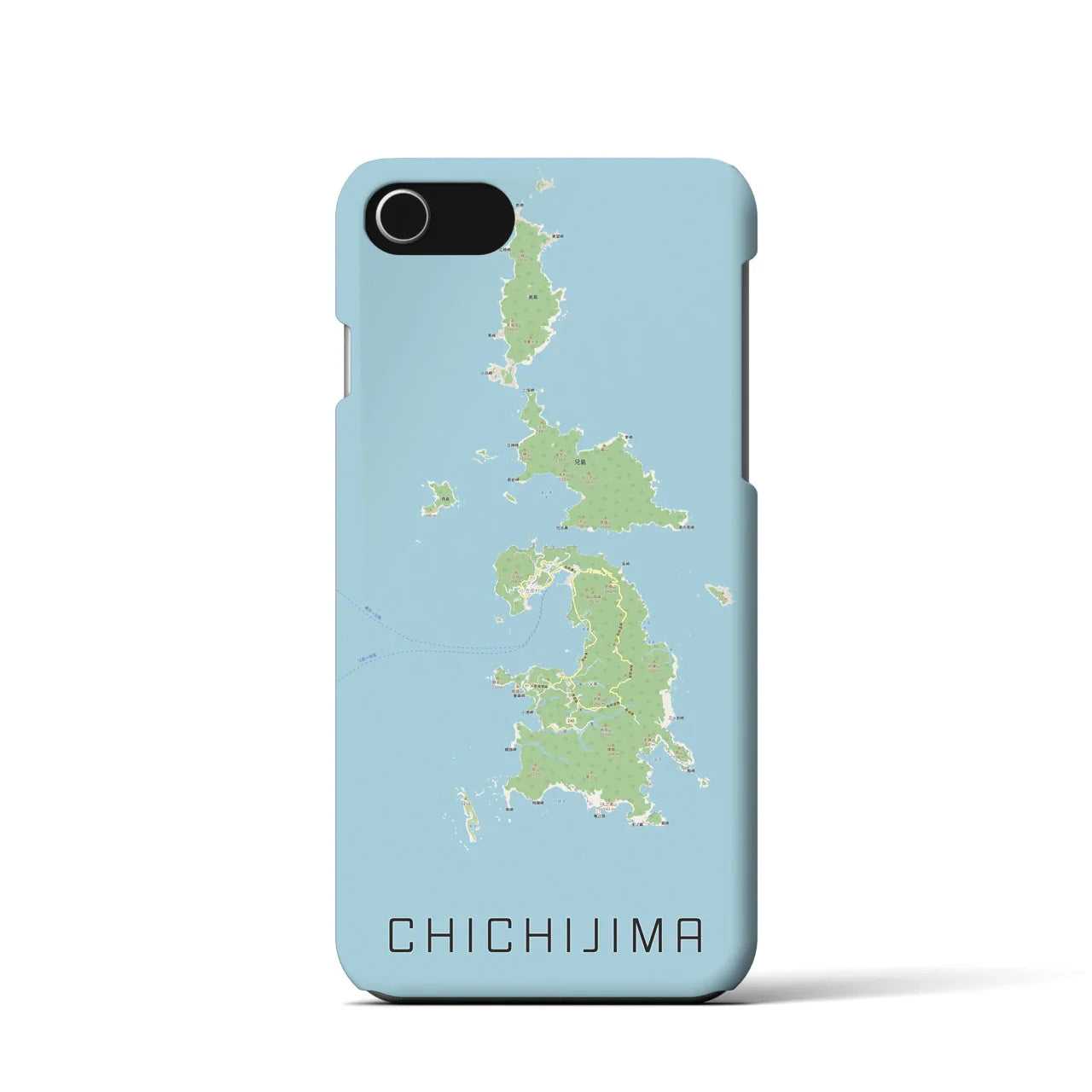 【父島(東京都)】地図柄iPhoneケース(バックカバータイプ)