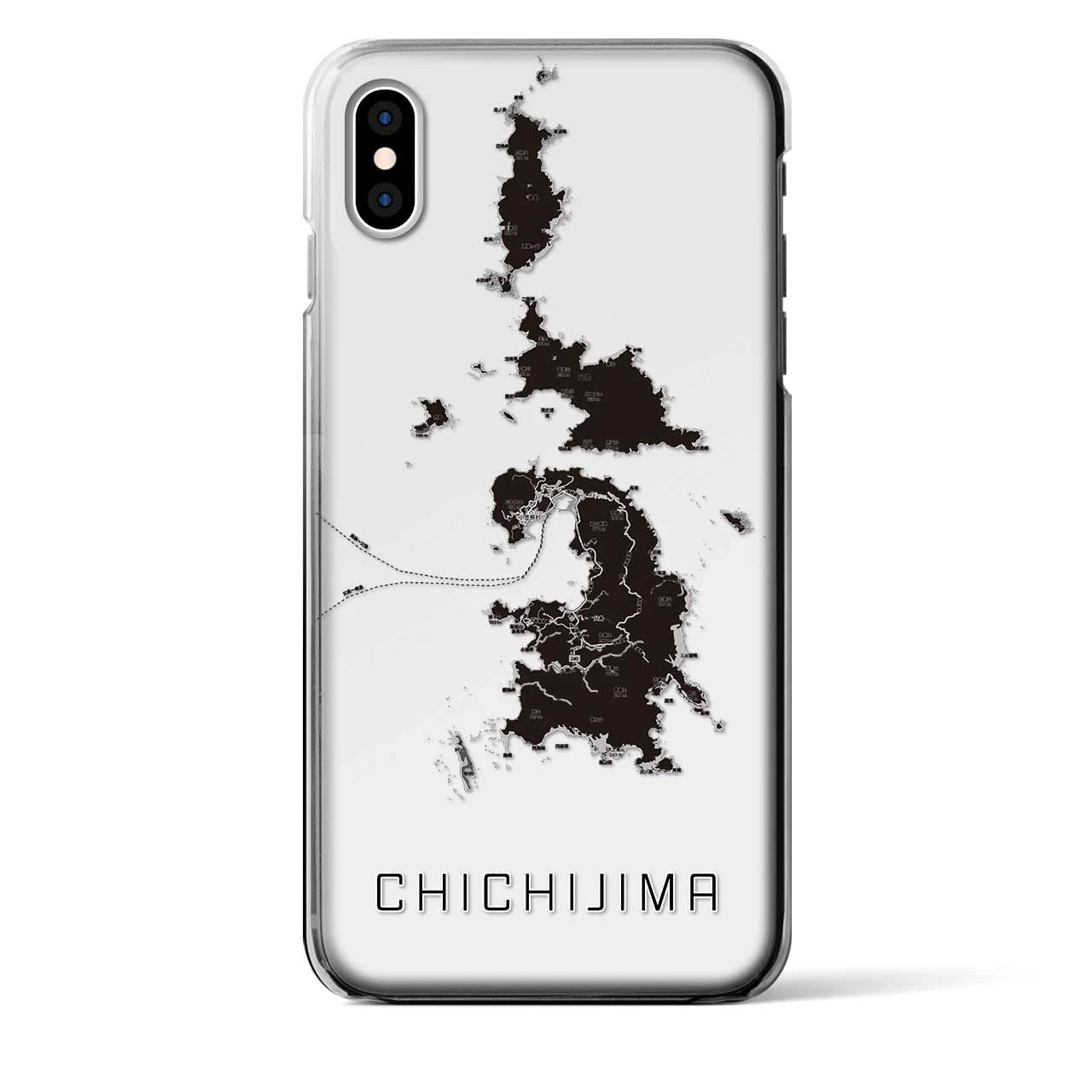 【父島(東京都)】地図柄iPhoneケース(クリアタイプ)