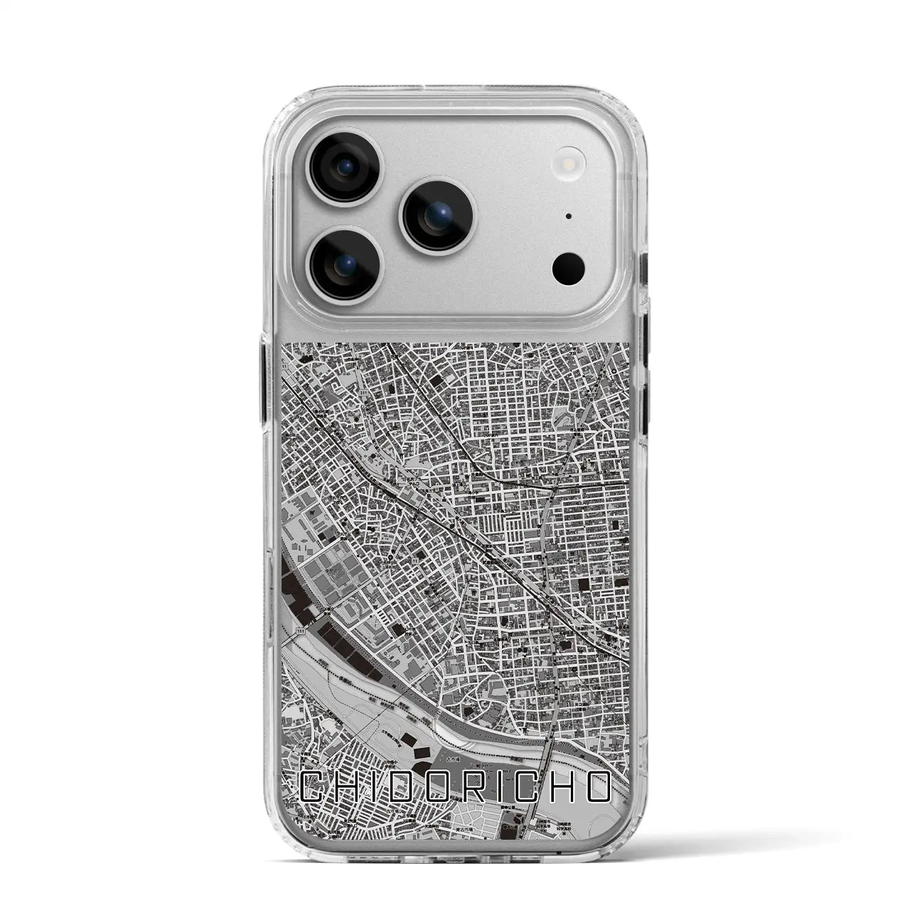 【千鳥町(東京都)】地図柄iPhoneケース(MagSafeタイプ)