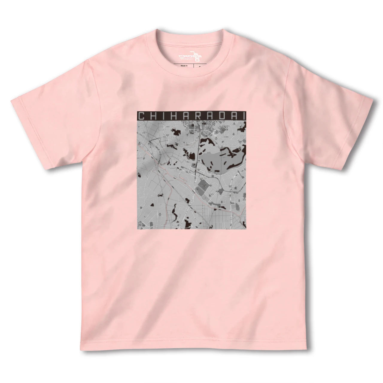 【ちはら台(千葉県)】地図柄ヘビーウェイトTシャツ