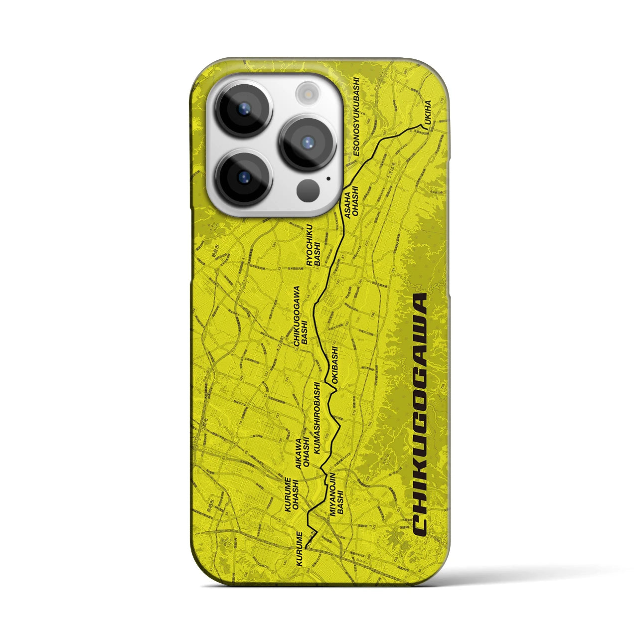 【筑後川(福岡県)】サイクリストiPhoneケース(バックカバータイプ)