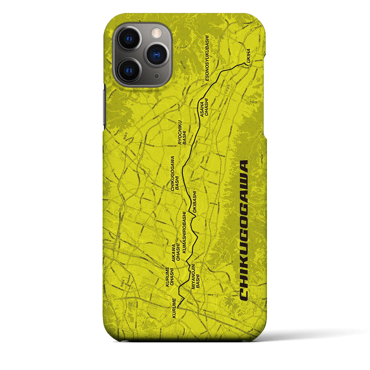 【筑後川(福岡県)】サイクリストiPhoneケース(バックカバータイプ)