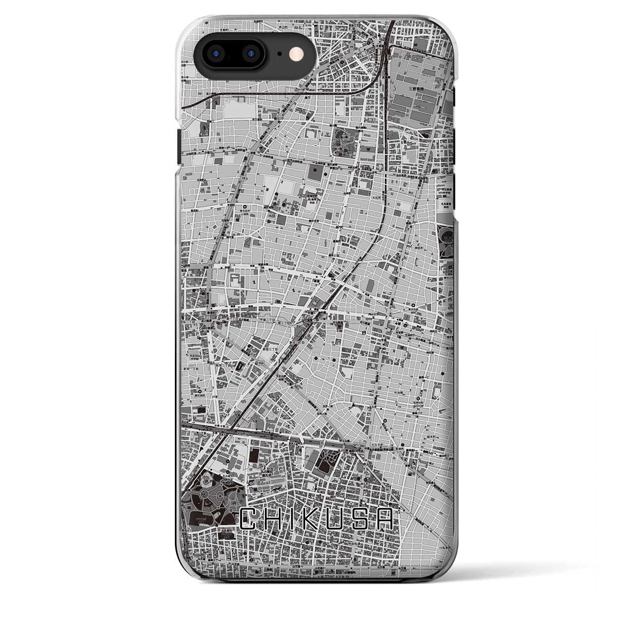 【千種(愛知県)】地図柄iPhoneケース(クリアタイプ)