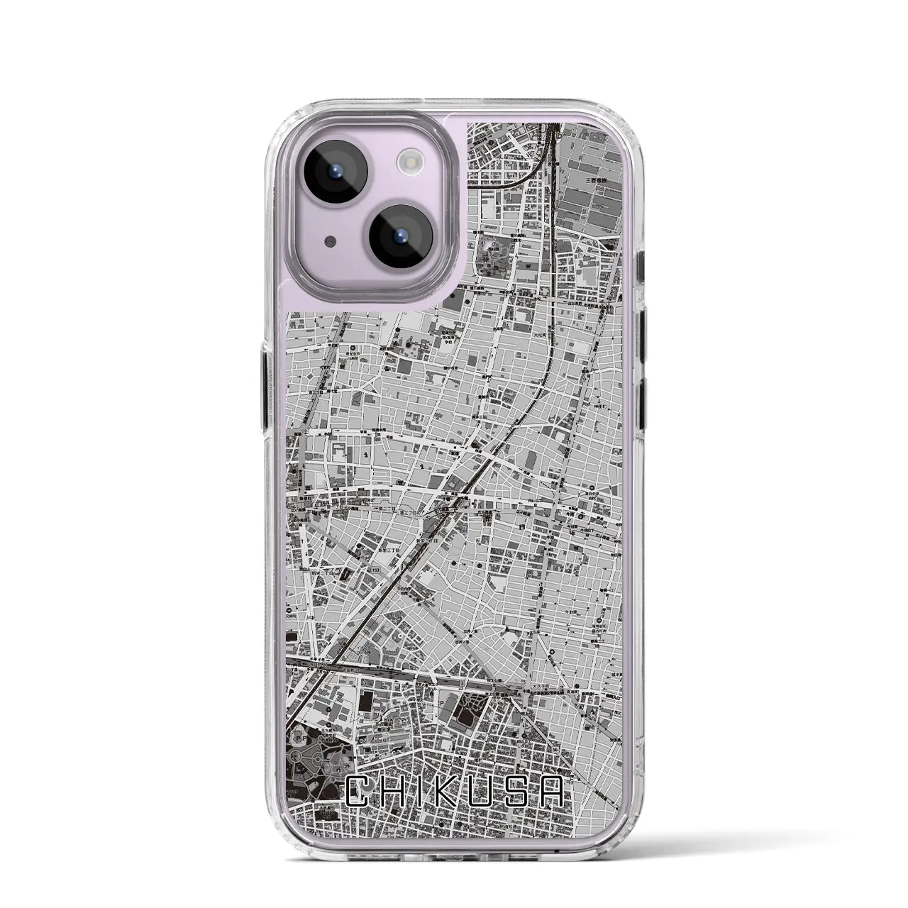 【千種(愛知県)】地図柄iPhoneケース(MagSafeタイプ)